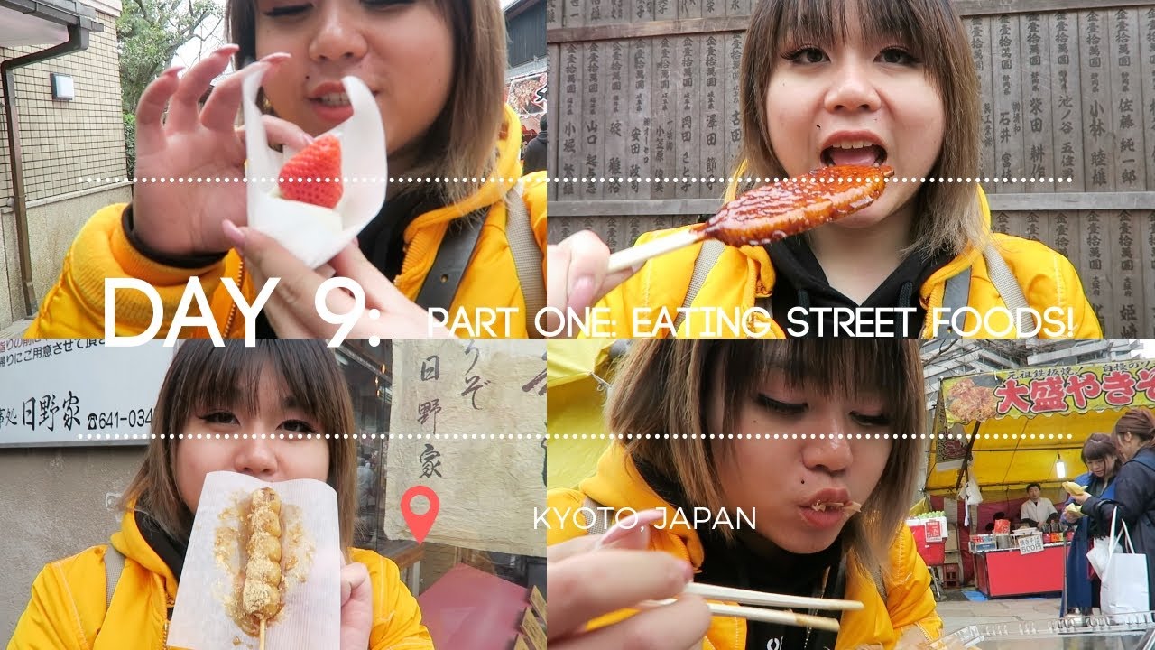 Travel Vlog Eating Japanese Street Foods In Kyoto Sweets Paradise 8713