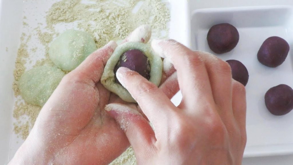 How to make Wagashi Uguisumochi Japanese traditional Sweets Recipe